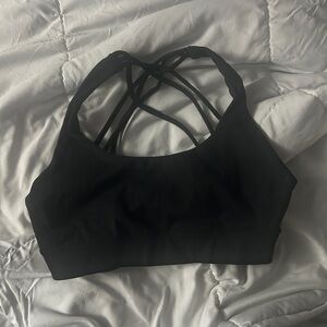 Victoria's Secret Black Strappy Sports Bra